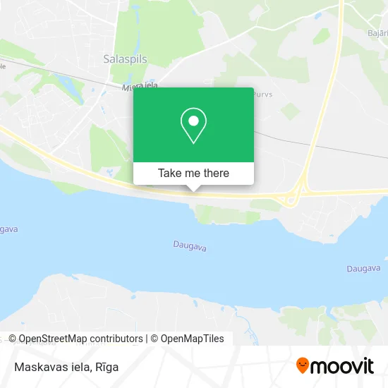 Карта Maskavas iela