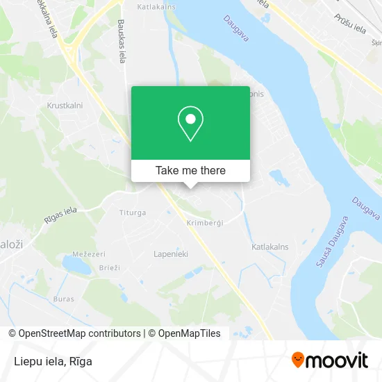 Карта Liepu iela