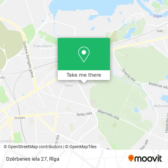 Dzērbenes iela 27 map