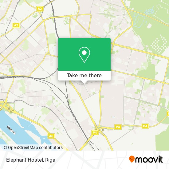 Карта Elephant Hostel