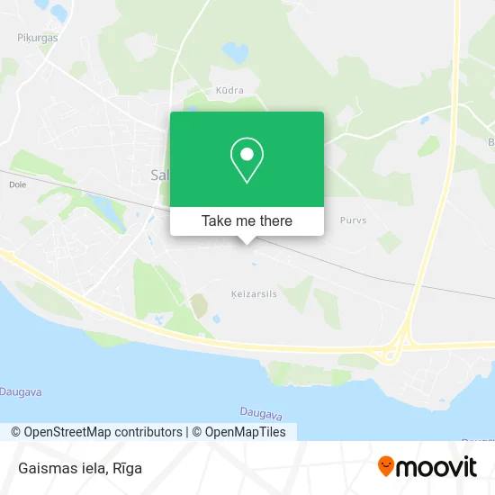 Карта Gaismas iela