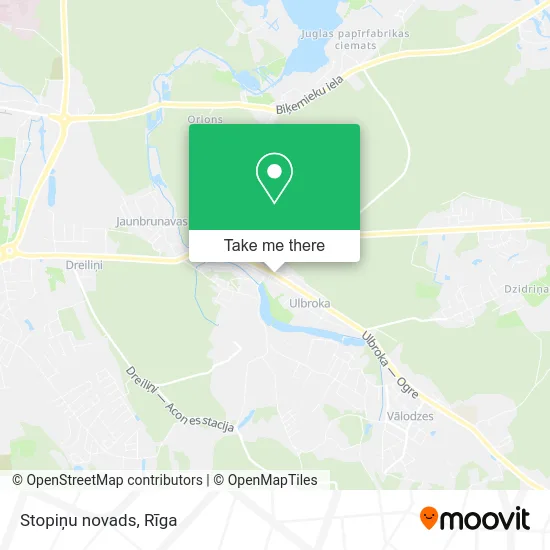 Карта Stopiņu novads