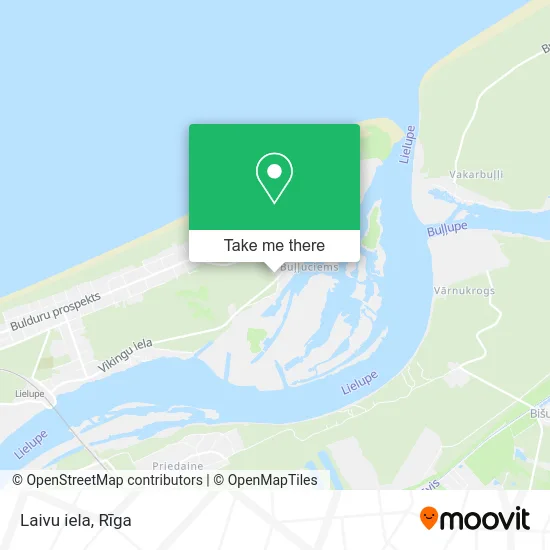 Карта Laivu iela