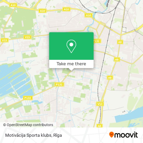 Карта Motivācija Sporta klubs