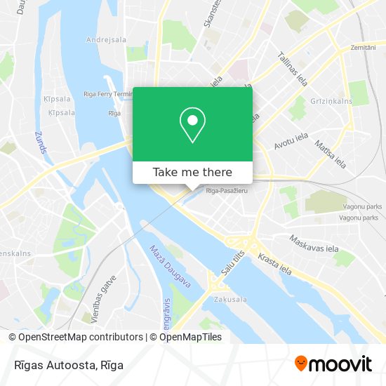 Rīgas Autoosta map