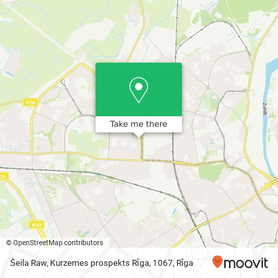 Šeila Raw, Kurzemes prospekts Rīga, 1067 map