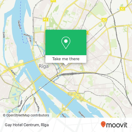 Gay Hotel Centrum map