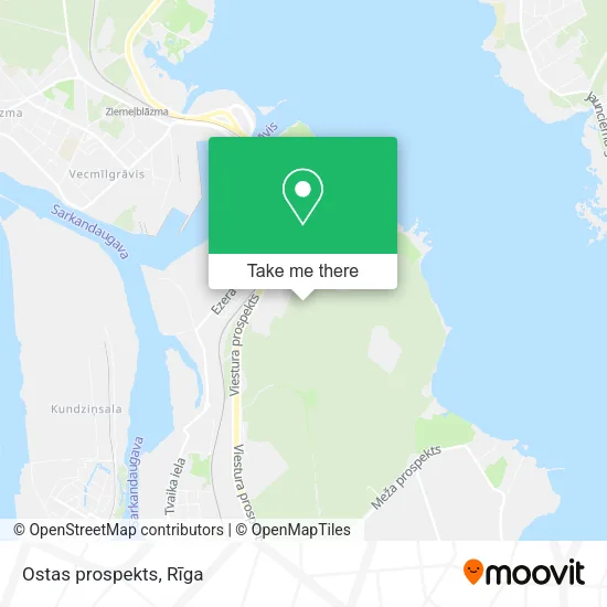Карта Ostas prospekts