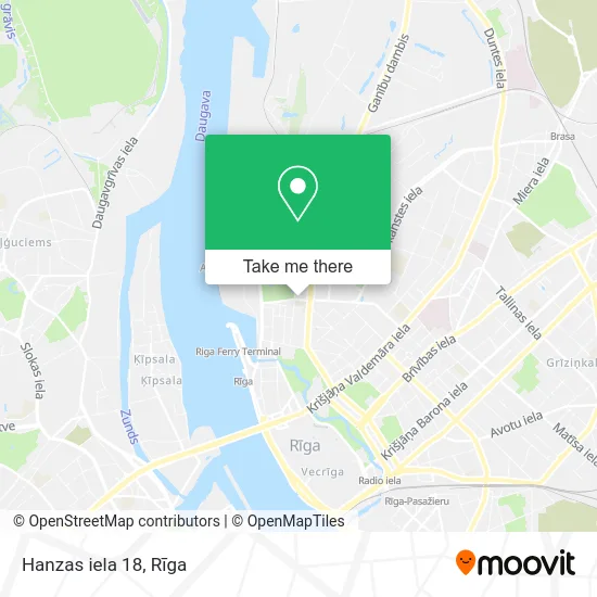 Hanzas iela 18 map