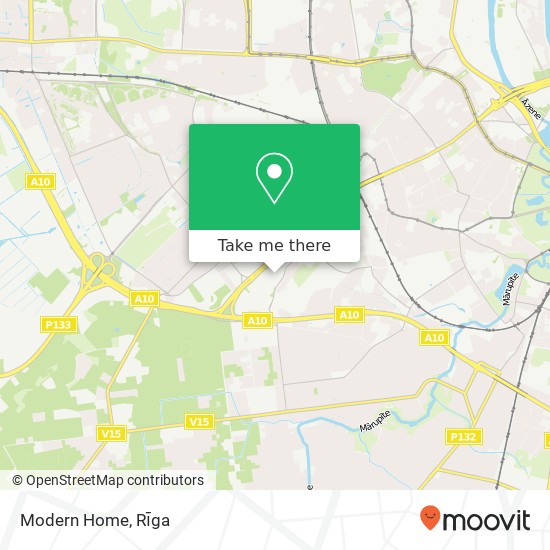 Modern Home map