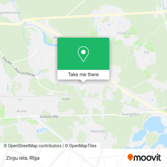 Карта Zirgu iela