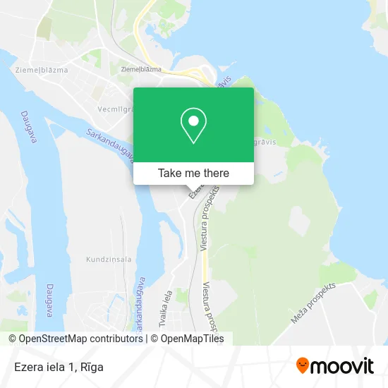 Карта Ezera iela 1