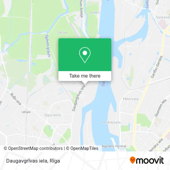 Карта Daugavgrīvas iela