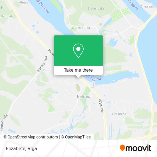 Карта Elizabete