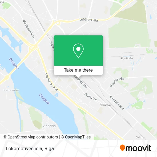 Lokomotīves iela map