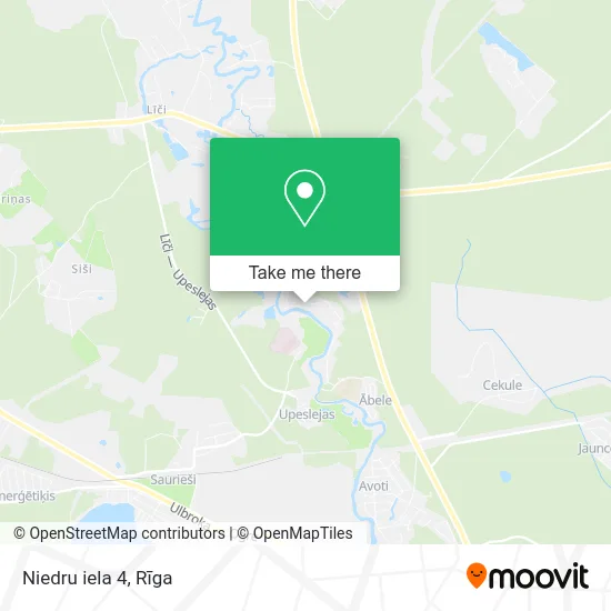 Niedru iela 4 map