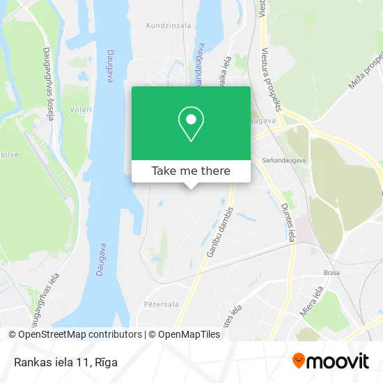 Карта Rankas iela 11