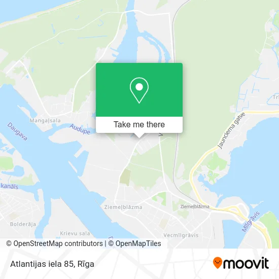 Atlantijas iela 85 map