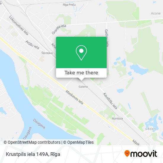 Krustpils iela 149A map