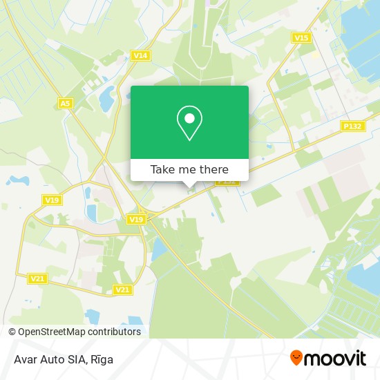 Avar Auto SIA map