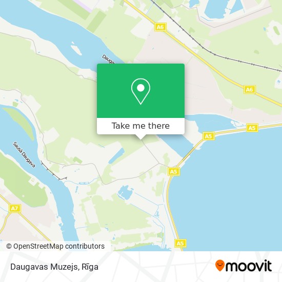 Daugavas Muzejs map