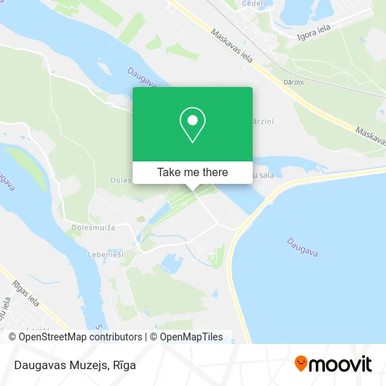 Карта Daugavas Muzejs