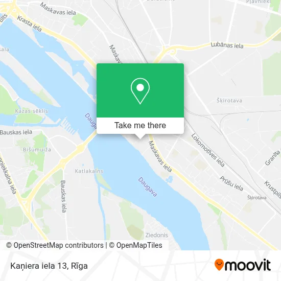 Kaņiera iela 13 map