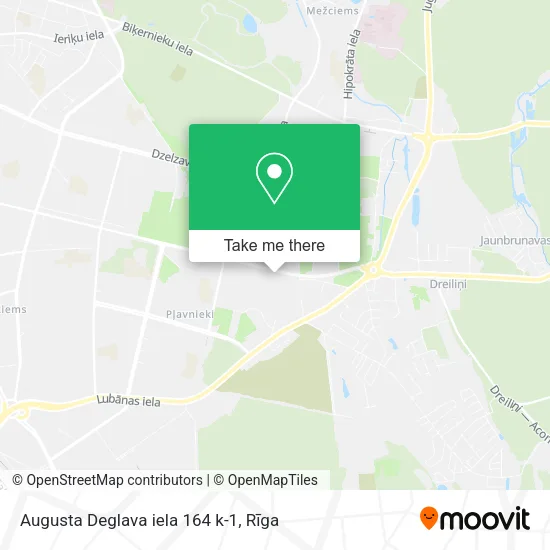 Карта Augusta Deglava iela 164 k-1