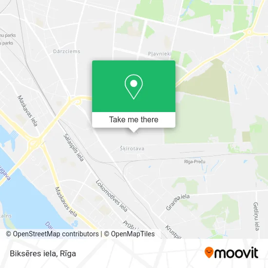 Карта Biksēres iela