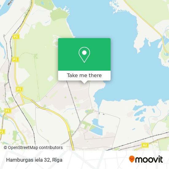 Карта Hamburgas iela 32