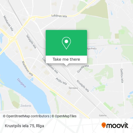 Карта Krustpils iela 75