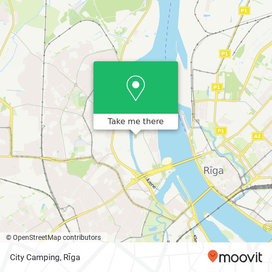 City Camping map