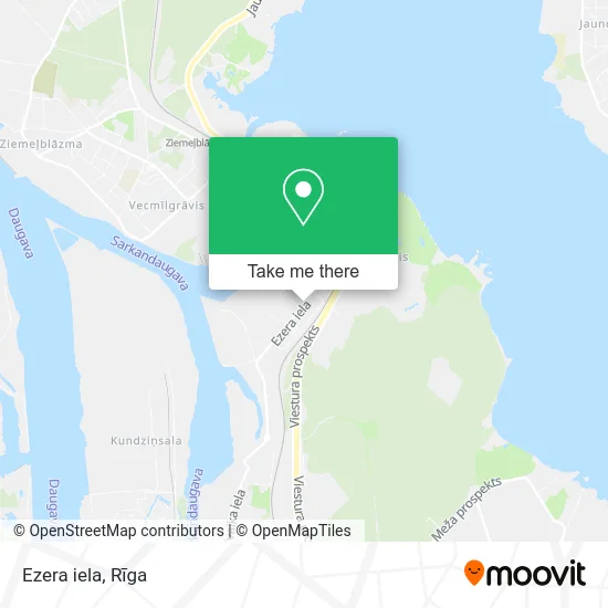 Ezera iela map