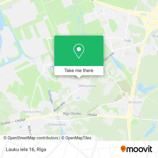Lauku iela 16 map