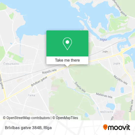 Brīvības gatve 384B map
