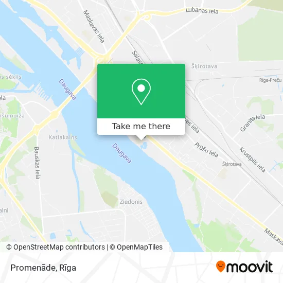 Карта Promenāde