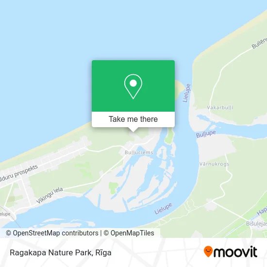 Ragakapa Nature Park map