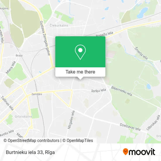 Карта Burtnieku iela 33