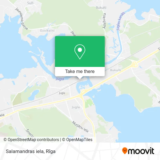 Salamandras iela map