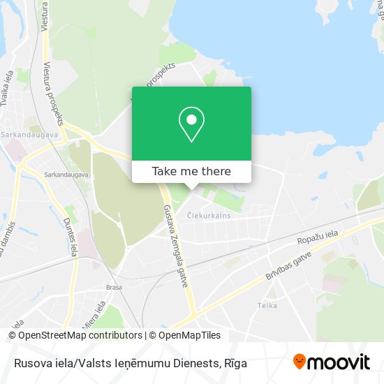 Rusova iela / Valsts Ieņēmumu Dienests map