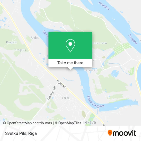 Карта Svetku Pils