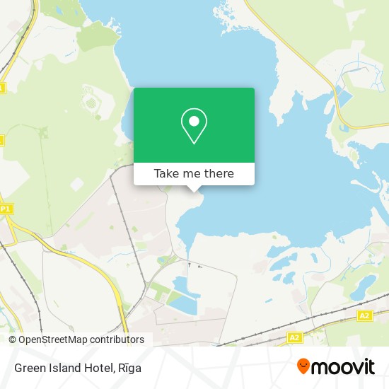 Green Island Hotel map