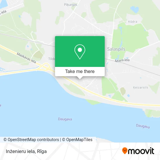 Карта Inženieru iela