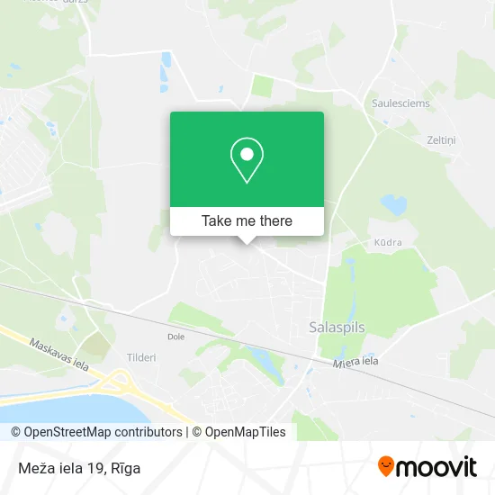 Карта Meža iela 19