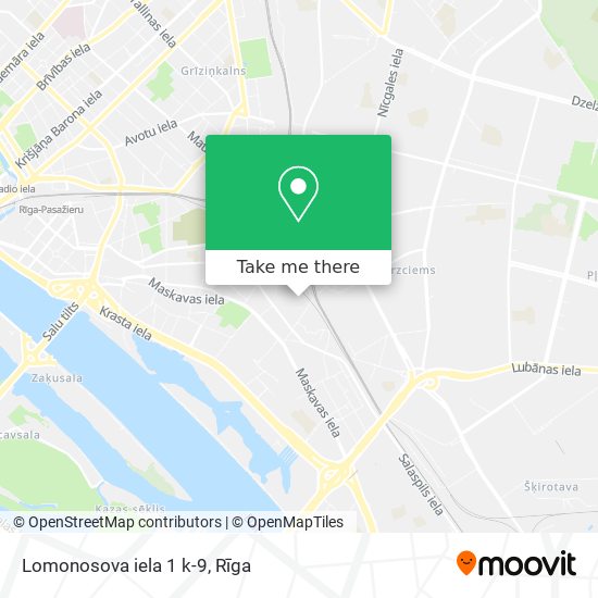 Карта Lomonosova iela 1 k-9