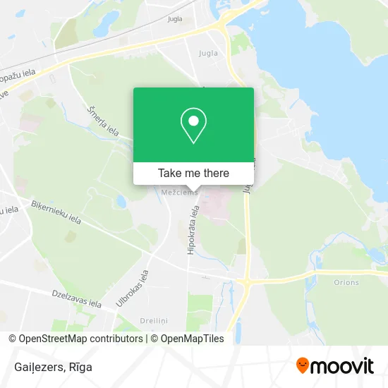 Карта Gaiļezers