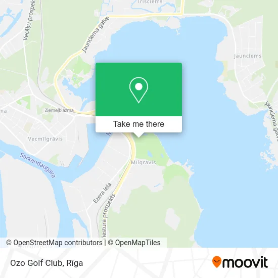 Карта Ozo Golf Club