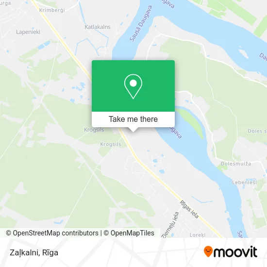 Карта Zaļkalni