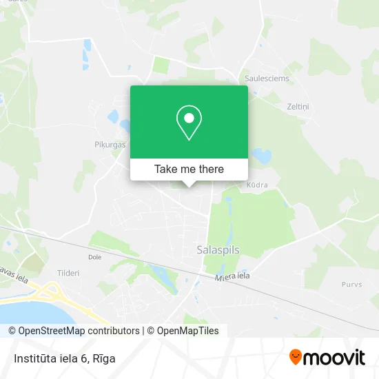 Карта Institūta iela 6