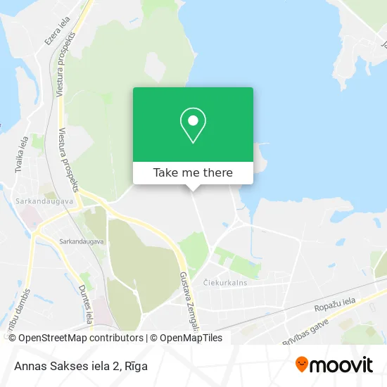 Карта Annas Sakses iela 2